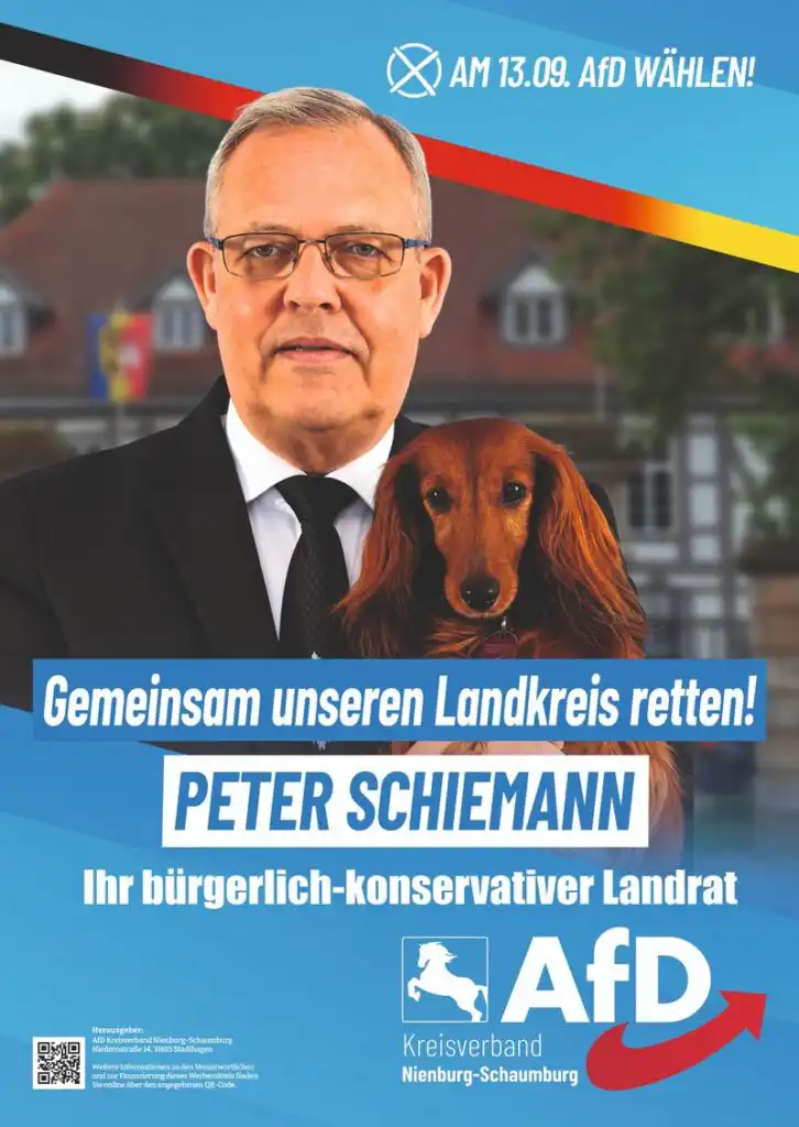 Wahlplakat Peter Schiemann – Ihr bürgerlich-konservativer Landrat