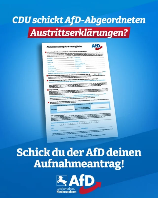 Lasst uns weiter wachsen und gemeinsam unser Land wieder vom Kopf auf die Füße stellen.